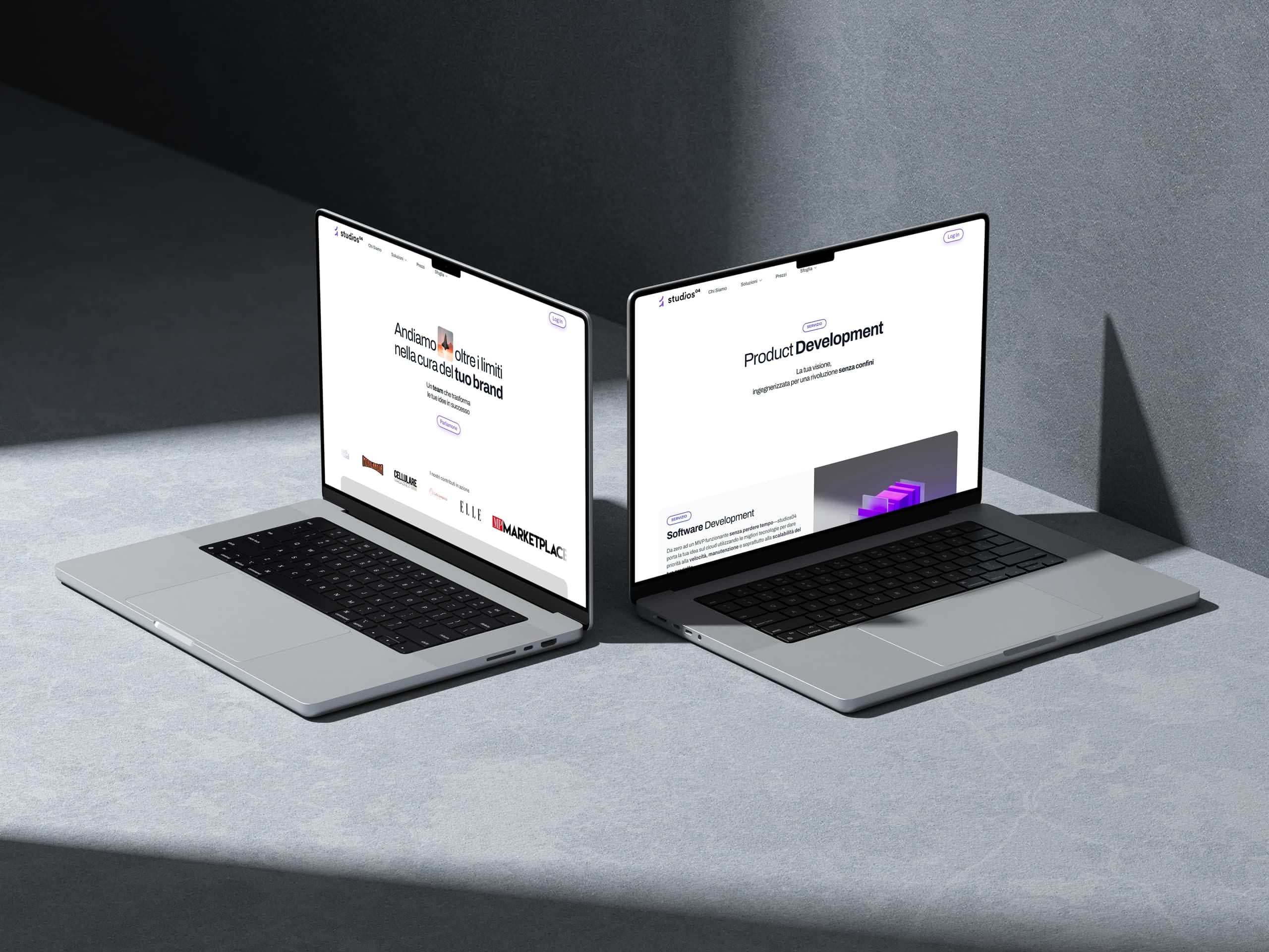 studios04 website case study mockup
